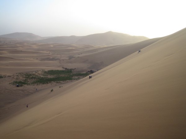 The Erg Chebbi dunes in Morocco